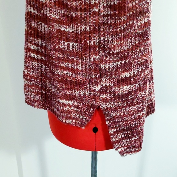 Harlow & Graham Oversized Woolen Sweater - Red M - Picture 3 of 4